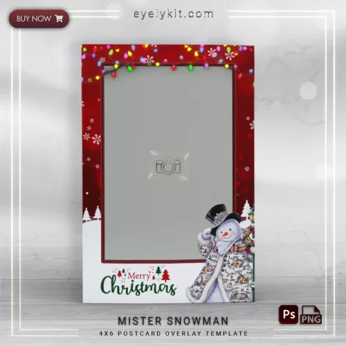 CHRISTMAS OVERLAY PHOTO BOOTH OVERLAY PHOTOBOOTHOVERLAYEYELYKITHOWTOFREE-MISTER-SNOWMAN-1PICP