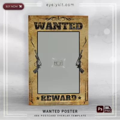 PHOTOBOOTHOVERLAYEYELYKITHOWTOFREE WANTED POSTER 1PICP