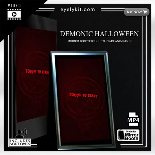 Mirror Booth Start Screens mirror-photo-booth-animation-touch-to-start-demonic-halloween