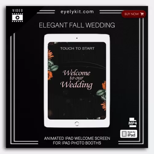 Wedding Photo Booth Screen Elegant-fall-wedding-ipad-animation-welcome-greet-screen-photo-booth