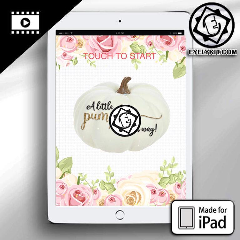 iPad Baby Shower Template LITTLE_PUMPKIN-ANIMATION-WELCOME-SCREEN-IPAD-PHOTOBOOTH