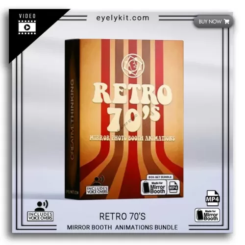 Retro 70's Themed Animations Mirror-Booth-Boxsets-animations-for-photo-booths-retro-70s