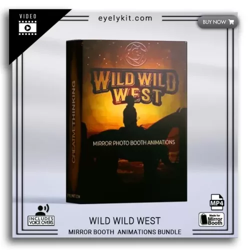 24 wild west animations Mirror-Booth-Boxsets-animations-for-photo-booths-wild-wild-west