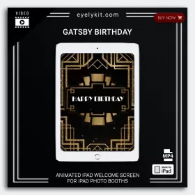 gatsby ipad welcome screens gatsby-birthday-ipad-animation-welcome-greet-screen-photo-booth