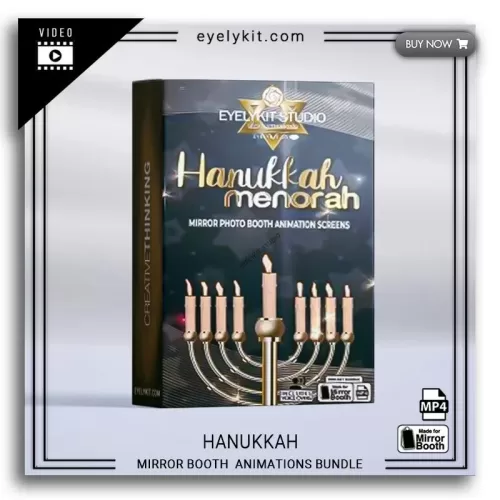 Hanukkah Animations Mirror Booth Mirror-Booth-Boxsets-animations-for-photo-booths-HANUKKAH