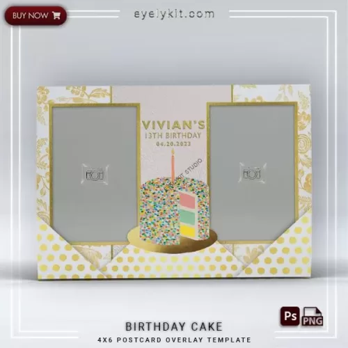 BIRTHDAY CAKE OVERLAY