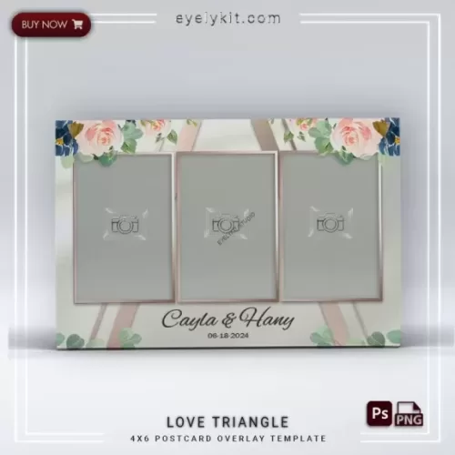 100+ Stunnin Love Triangle Overlay For Wedding Photo Booths