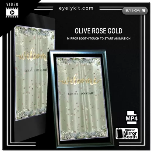 Mirror Booth Start Screens mirror-photo-booth-animation-touch-to-start-olive-rose-gold