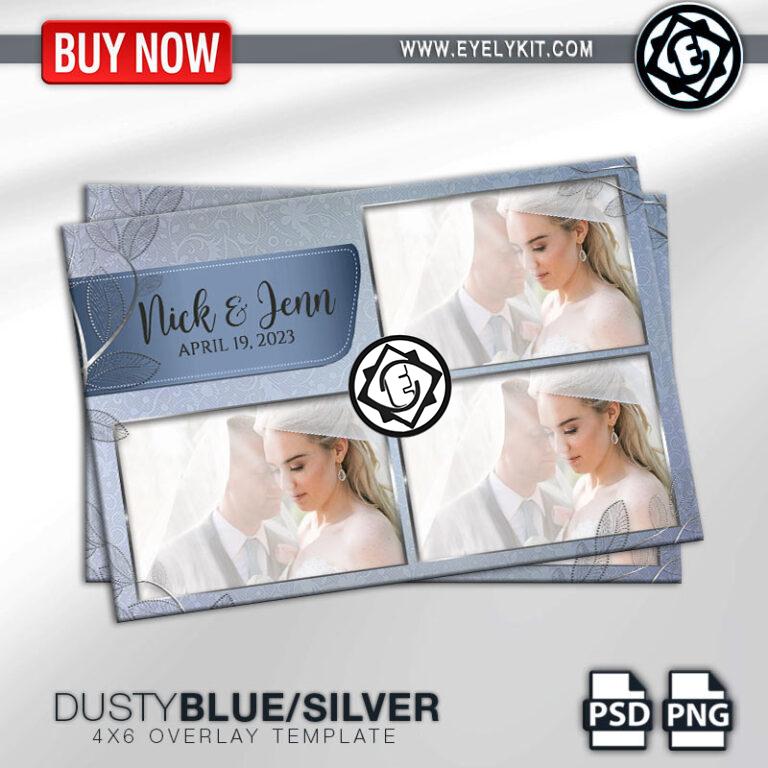 photobooth overlay template photobooth-overlay-miiiror-animation-eyelykit-DUSTY-BLUE-SILVER-3PIC-L-FREE-HOW-TO