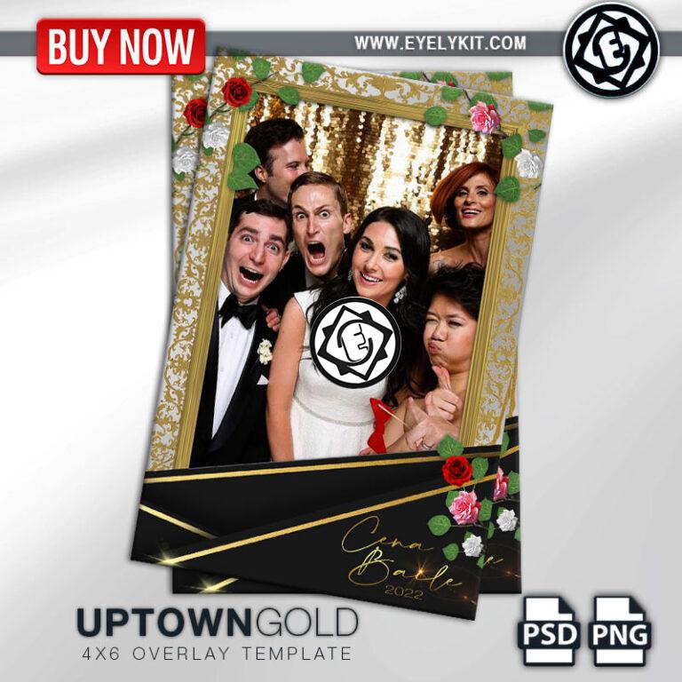 photobooth overlay template OVERLAY-PHOTOBOOTH-ANIMATION-IPAD-MIRROR-FREE-COLOR-UPTOWN-GOLD-1PIC-P