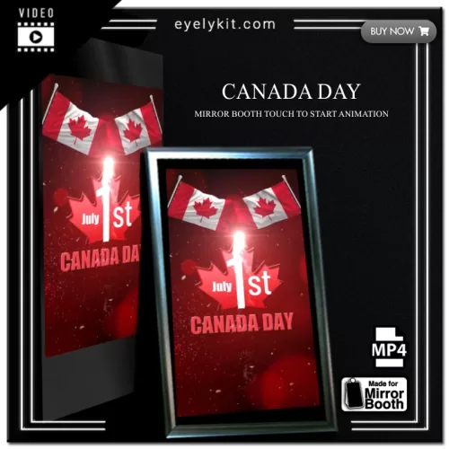 Mirror Booth Start Screens mirror-photo-booth-animation-touch-to-start-canada-day