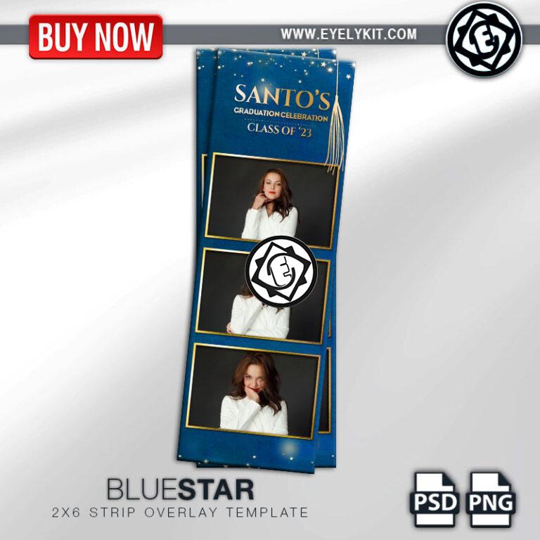 blue grad overlay templates OVERLAY-PHOTOBOOTH-ANIMATION-IPAD-MIRROR-FREE-2X6-BLUE-STAR-3PIC-L