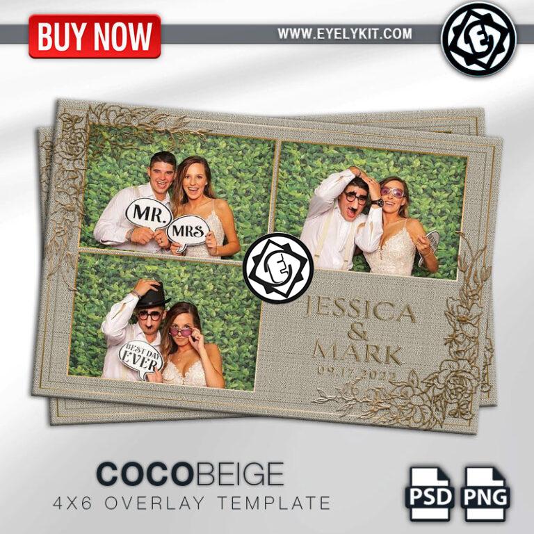 beige overlay templates OVERLAY-PHOTOBOOTH-ANIMATION-IPAD-MIRROR-FREE-COCO-BEIGE-3PICL