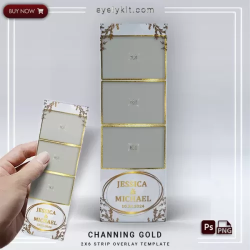 wedding photo booth templates PHOTOBOOTH-OVERLAY-EYELYKIT-HOW-TO-CHANNING-GOLD-2X6-3PICL