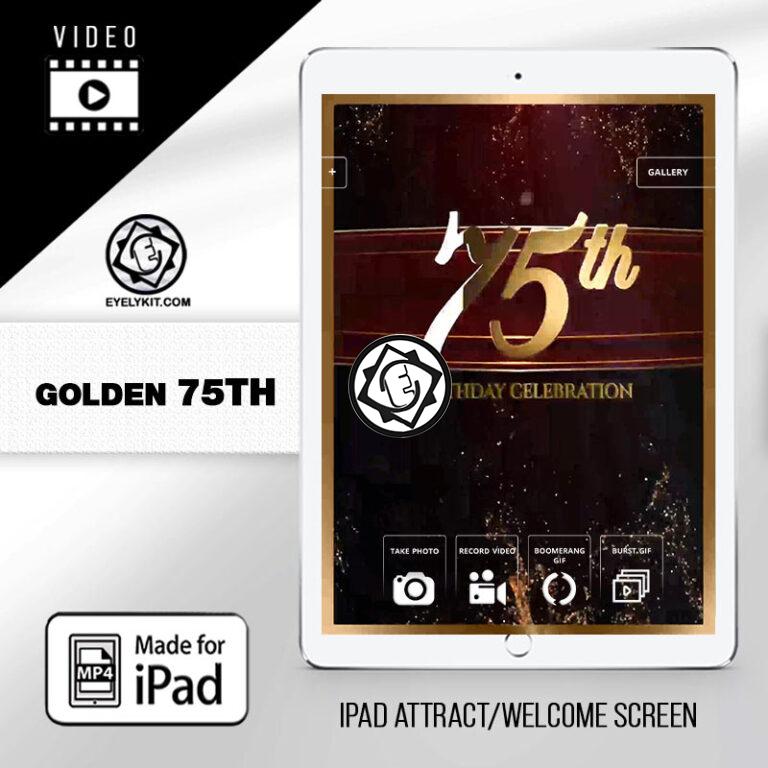 75th anniversary iPad photo booth screen IPAD-VERSION-ANIMATION-PHOTOBOOTH-FREE-golden75th2