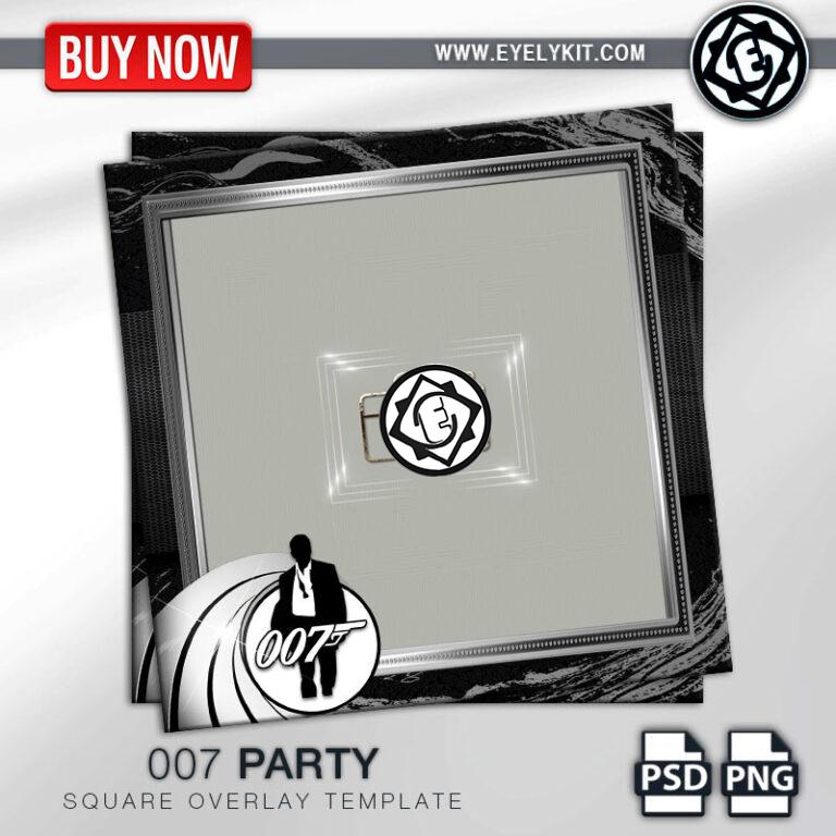 square overlay template OVERLAY-PHOTOBOOTH-ANIMATION-IPAD-MIRROR-FREE-007-PARTY-SQUARE