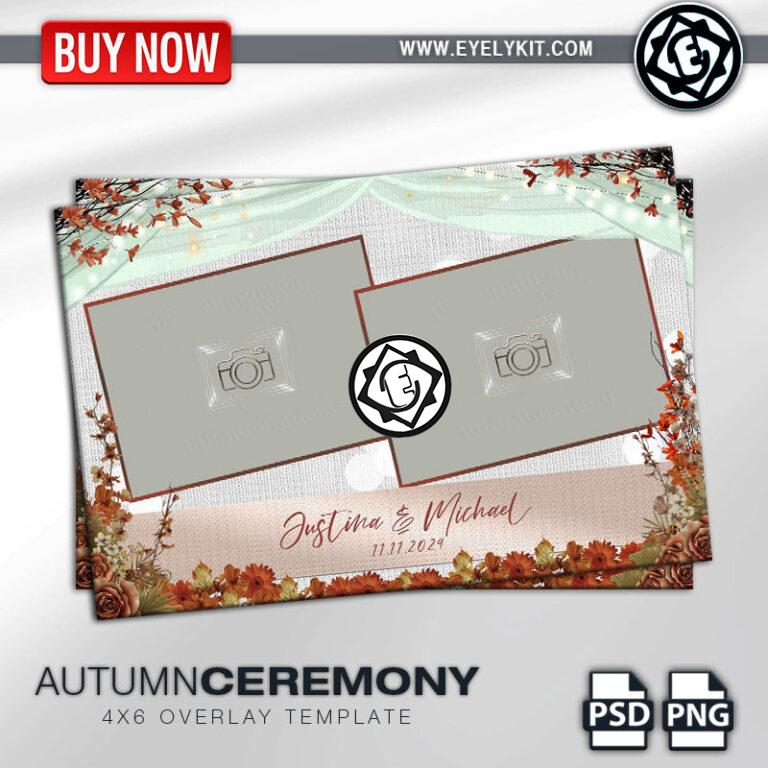 photoshop autumn overlay templates OVERLAY-PHOTOBOOTH-ANIMATION-IPAD-MIRROR-FREE-AUTUMN-CEREMONY-2PIC-L