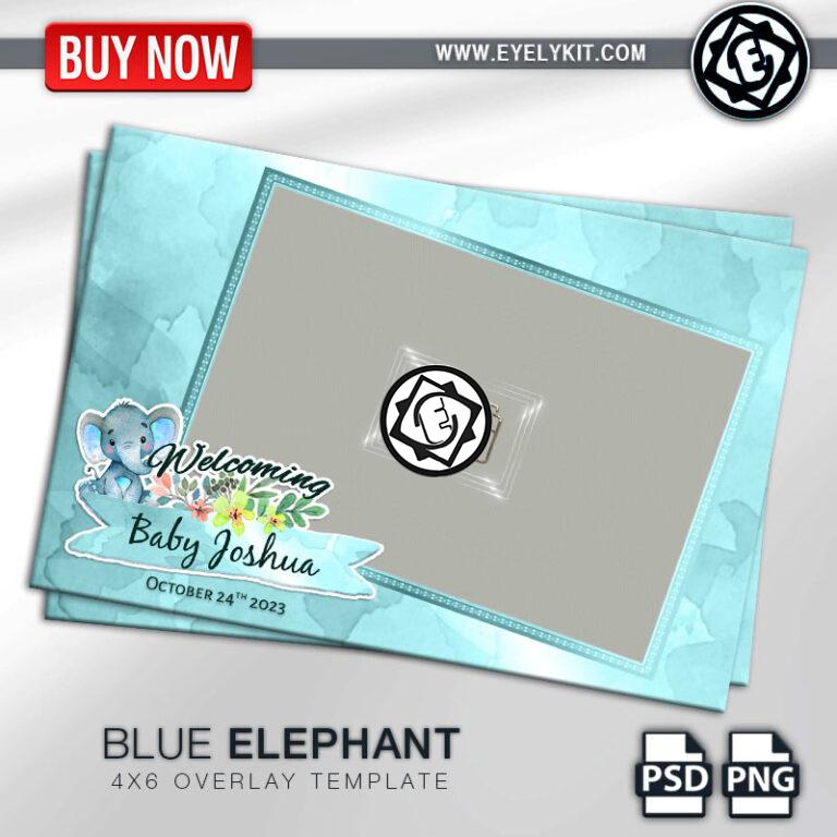 elephant baby shower templates OVERLAY-PHOTOBOOTH-ANIMATION-IPAD-MIRROR-FREE-BLUE-ELEPHANT-1PIC-L