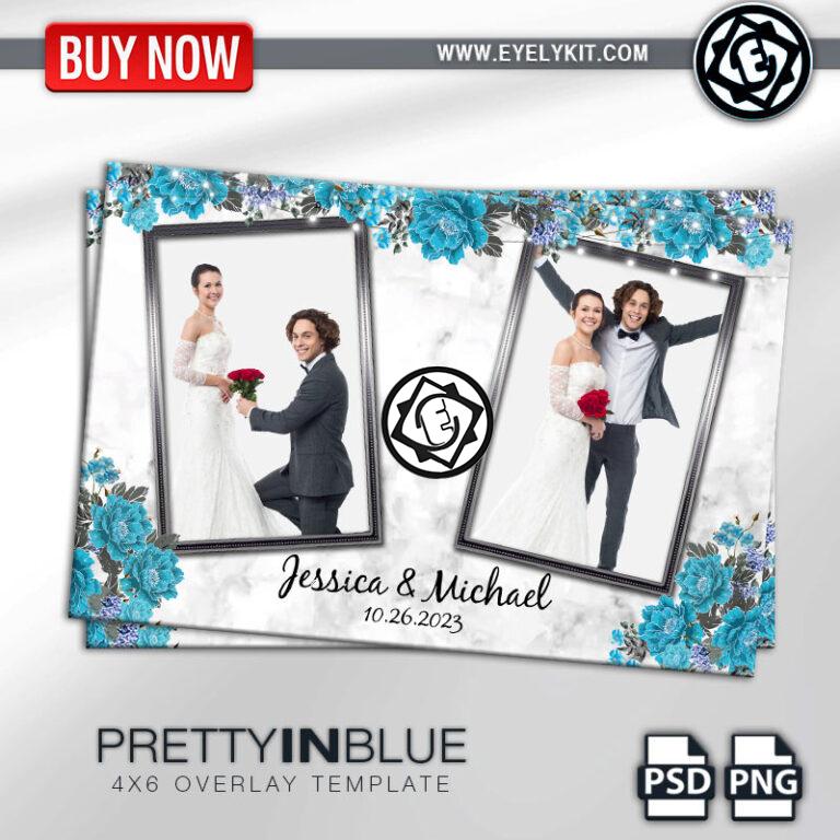 blue flowers overlay templates OVERLAY-PHOTOBOOTH-ANIMATION-IPAD-MIRROR-FREE-PRETTY-IN-BLUE-2PICP