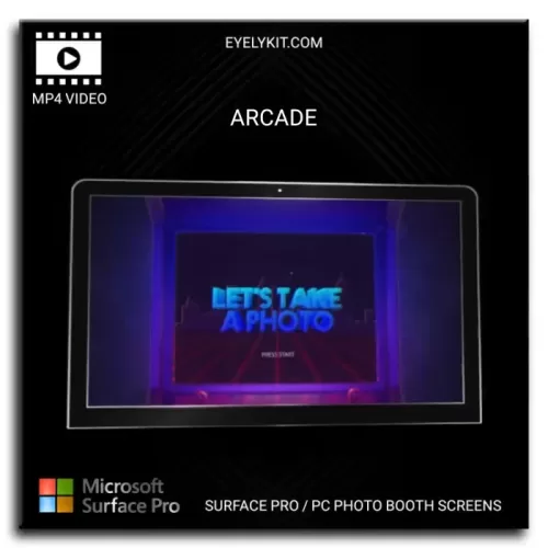 arcade surface pro screens surface-pro-pc-photo-booth-animated-screens-arcade