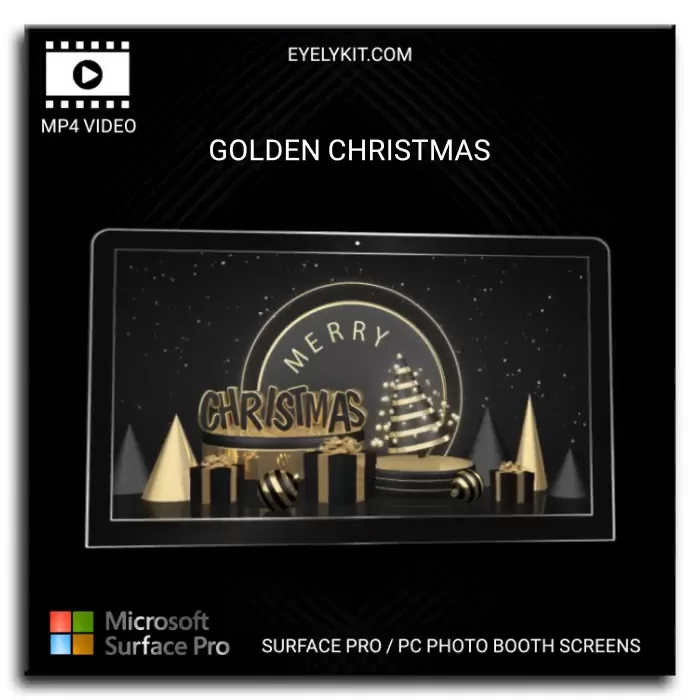 christmas surface pro screens surface-pro-pc-photo-booth-animated-screens-golden-christmas