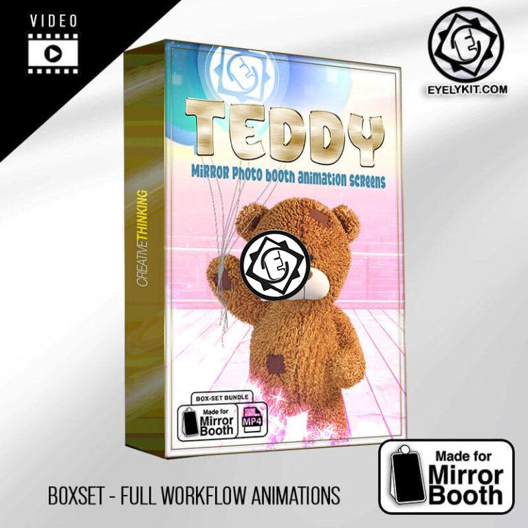 Teddy Baby Shower Animations Mirror Booth Boxsets BOXSET_MIRROR-ANIMATION-PHOTOBOOTH-FREE-TEDDY_BOXSET