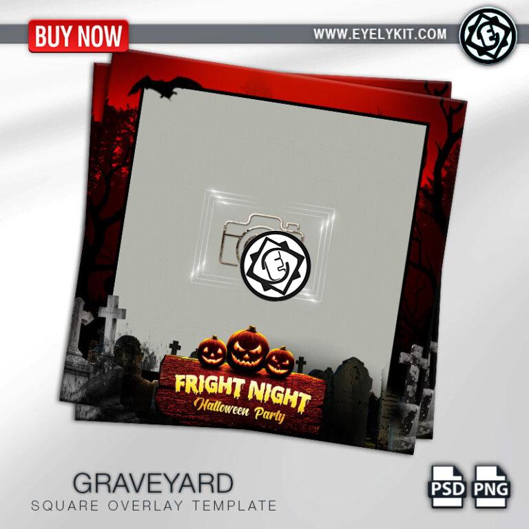 halloween photo booth template OVERLAY-PHOTOBOOTH-ANIMATION-IPAD-MIRROR-FREE-GRAVEYARD-SQUARE