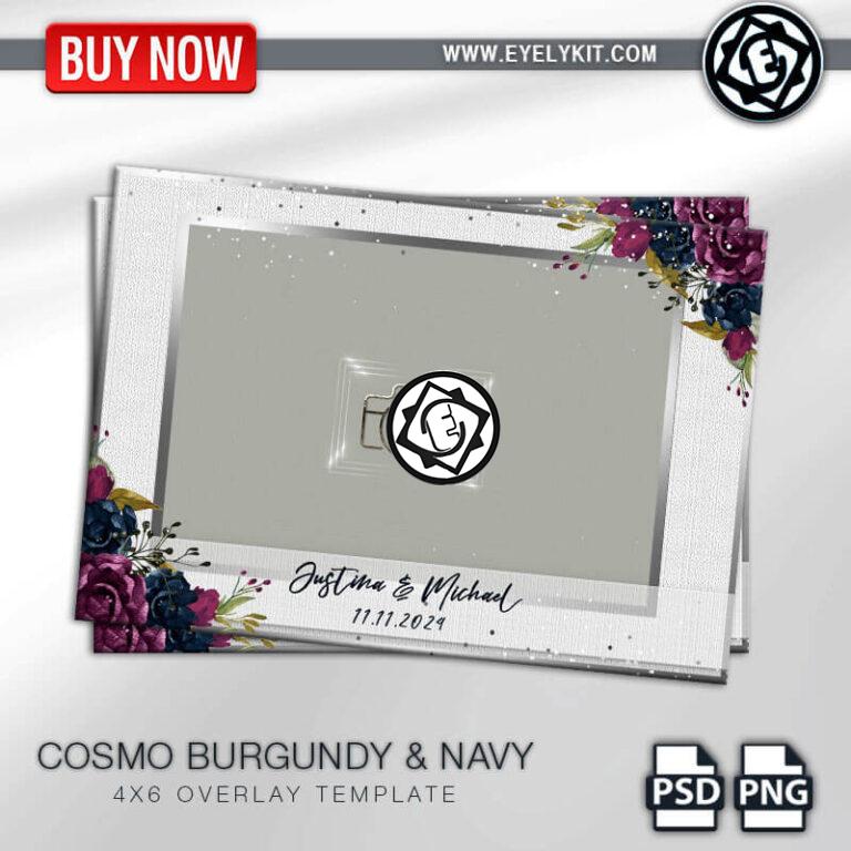 Navy blue and burgundy overlay template OVERLAY-PHOTOBOOTH-ANIMATION-IPAD-MIRROR-FREE-cosmo-burgundy-navy-1picL