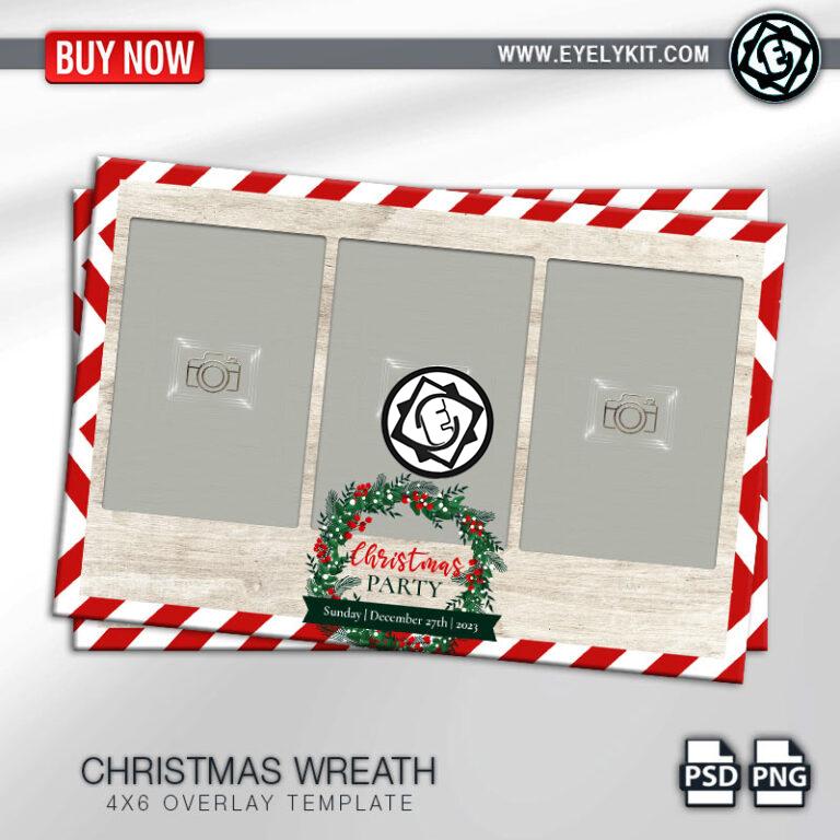 CHRISTMAS OVERLAY OVERLAY-PHOTOBOOTH-ANIMATION-IPAD-MIRROR-FREE-CHRISTMAS-WREATH-3PIC-P