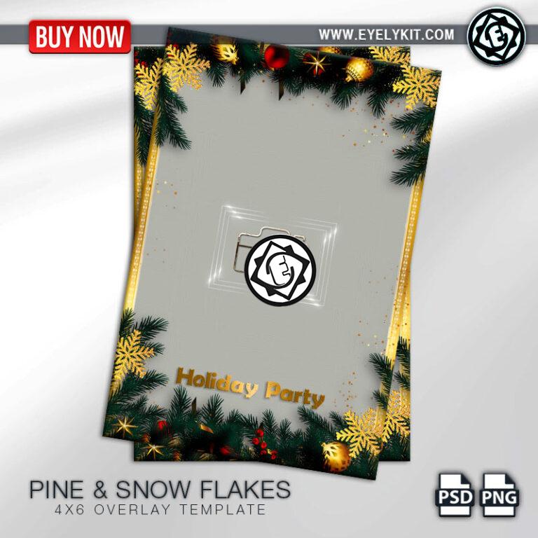 christmas template overlays OVERLAY-PHOTOBOOTH-ANIMATION-IPAD-MIRROR-FREE-PINE-SNOW-FLAKES-1PICP christmas template overlays