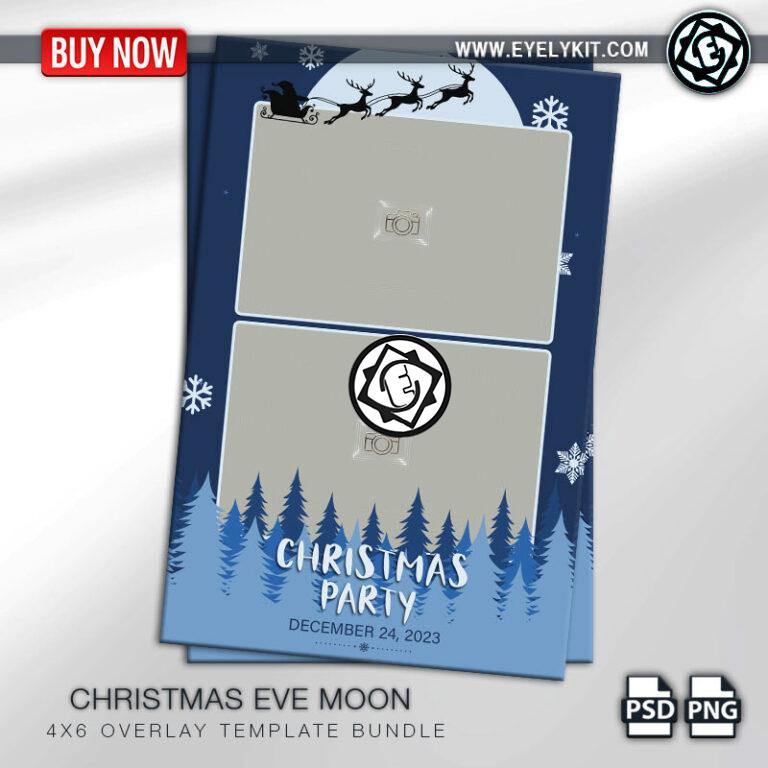 CHRISTMAS OVERLAY OVERLAY-PHOTOBOOTH-ANIMATION-IPAD-MIRROR-FREE-XMAS-EVE-MOON-2PICL