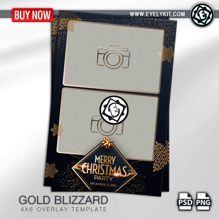 gold holidays overlay templates OVERLAY-PHOTOBOOTH-ANIMATION-IPAD-MIRROR-FREE-gold-blizzard-2pic-l