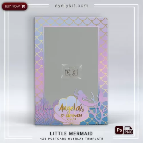 Beautiful mermaid photo booth template little-mermaid-1picp-PHOTO-BOOTH-OVERLAY-EYELYKIT-HOW-TO-FREE