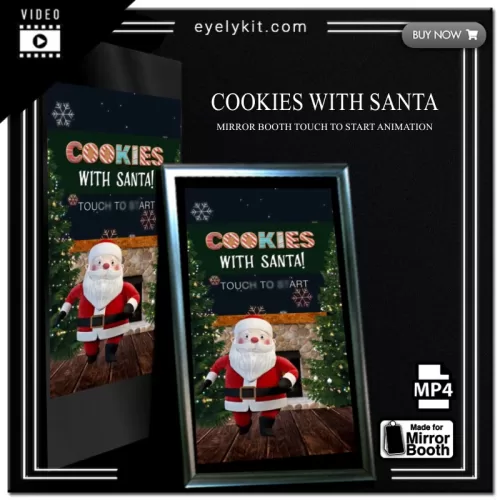 Mirror Booth Start Screens mirror-photo-booth-animation-touch-to-start-cookies-with-santa