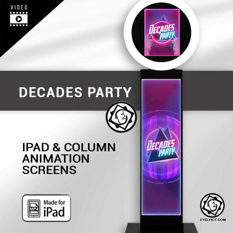 iPad Photo Booth Screen-IPAD-column-ANIMATION-PHOTOBOOTH-FREE-decaders-party