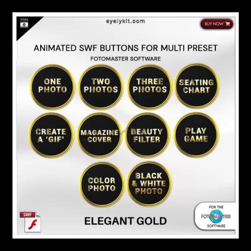 FOTOMASTER MULTI PRESET BUTTONS MULIT-PRESET-ANIMATED-BUTTONS-FOTOMASTER-elegant-gold