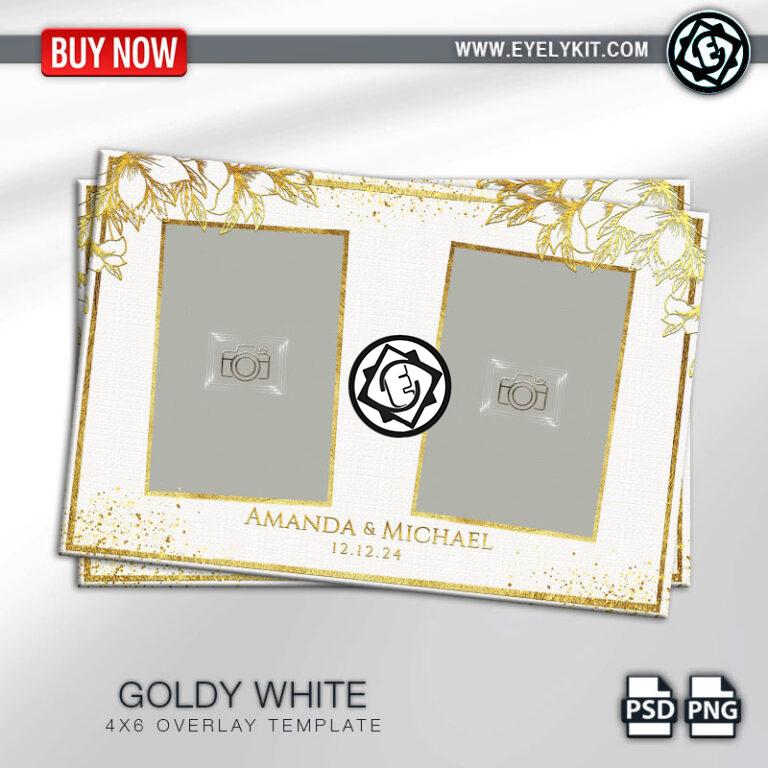 White and Gold Wedding Template OVERLAY-PHOTOBOOTH-ANIMATION-IPAD-MIRROR-FREE-GOLDY-WHITE-2PICP