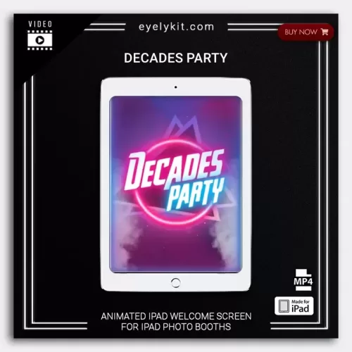 80s 90s ipad screens decades-party-ipad-animation-welcome-greet-screen-photo-booth_1