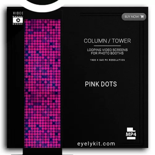 COLUMN PILLAR TOWER VIDEO column-tower-screens-FOR-PHOTO-BOOTHS-EYELYKIT-PINK-DOTS