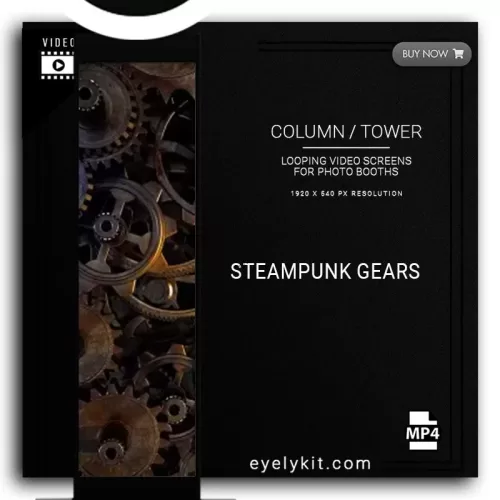 COLUMN-PILLAR-TOWER-VIDEO-column-tower-screens-FOR-PHOTO-BOOTHS-EYELYKIT-STEAMPUNK-GEARS