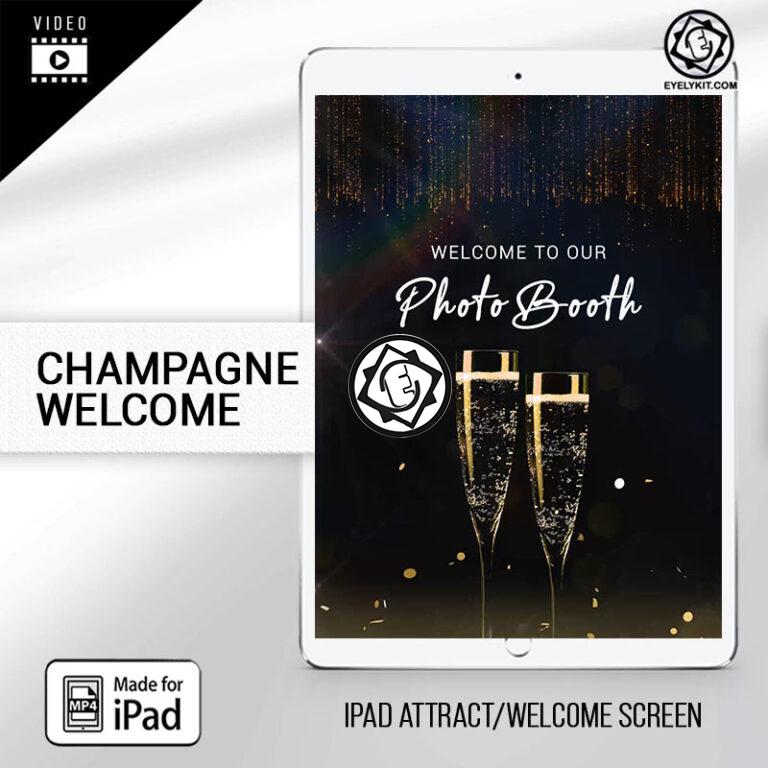 iPad Photo Booth Screen-PHOTOBOOTH-FREE-champagne-welcome