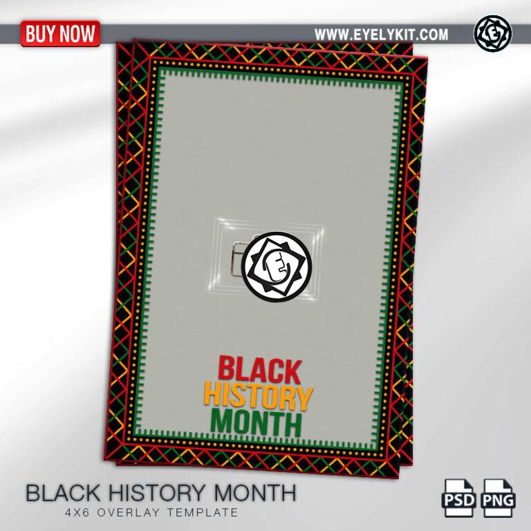 Black History Photobooth Template OVERLAY-PHOTOBOOTH-ANIMATION-IPAD-MIRROR-FREE-BLACK-HISTORY-MONTH-1PICP