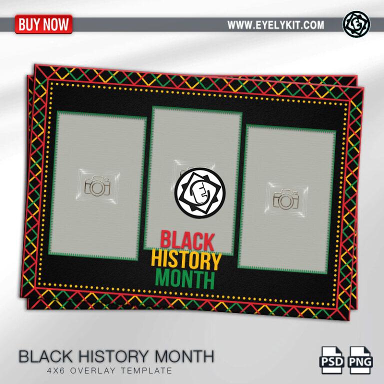 8 Brilliant Black History templates OVERLAY-PHOTOBOOTH-ANIMATION-IPAD-MIRROR-FREE-BLACK-HISTORY-MONTH-3PICP