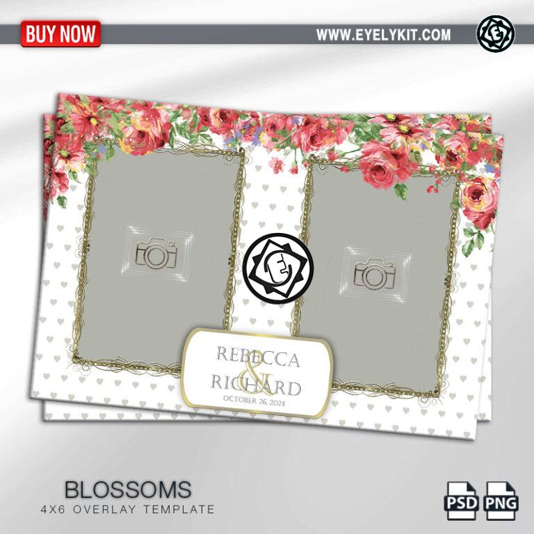 photobooth overlay template OVERLAY-PHOTOBOOTH-ANIMATION-IPAD-MIRROR-FREE-BLOSSOMS-2PICP