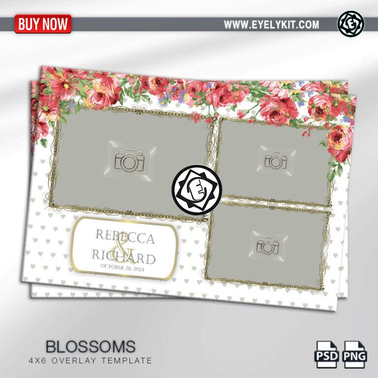 photobooth overlay template OVERLAY-PHOTOBOOTH-ANIMATION-IPAD-MIRROR-FREE-BLOSSOMS-3PICL