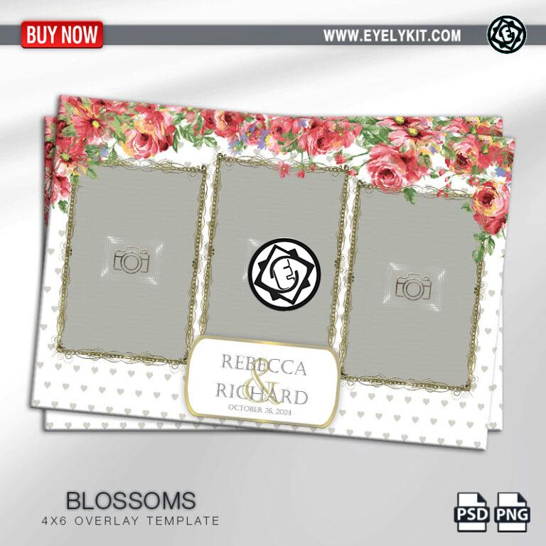 photobooth overlay template OVERLAY-PHOTOBOOTH-ANIMATION-IPAD-MIRROR-FREE-BLOSSOMS-3PICP