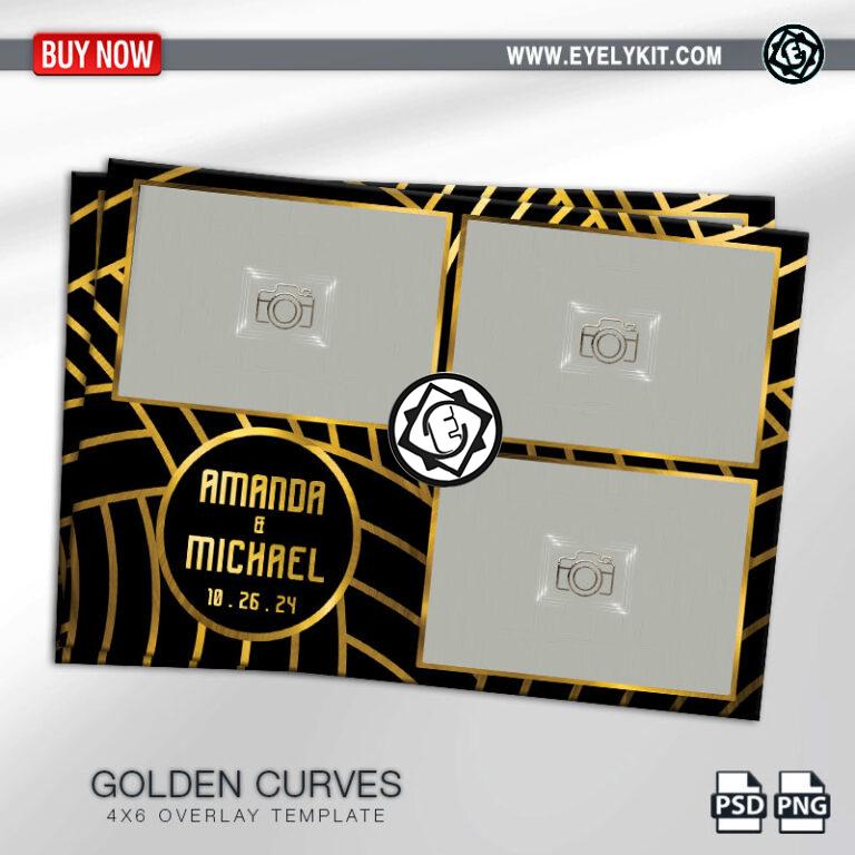 gold photo booth overlay templates OVERLAY-PHOTOBOOTH-ANIMATION-IPAD-MIRROR-FREE-GOLDEN-CURVES-3PIC-L