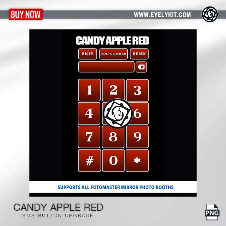 Fotomaster SMS Buttons OVERLAY-PHOTOBOOTH-ANIMATION-IPAD-MIRROR-FREE-SMS-BUTONS-CANDY-APPLE-RED