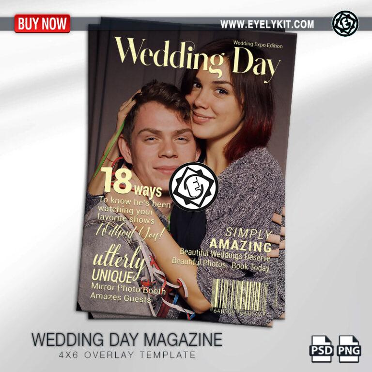 MAGAZINE COVER OVERLAY OVERLAY-PHOTOBOOTH-ANIMATION-IPAD-MIRROR-FREE-WEDDING-DAY-MAGAZINE