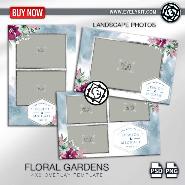 floral wedding overlay templates OVERLAY-PHOTOBOOTH-ANIMATION-IPAD-MIRROR-FREE-floral-gardens-combo-landscape